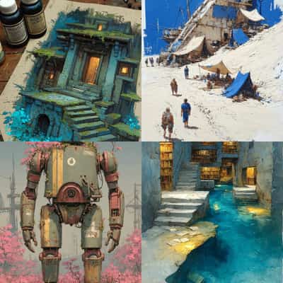 Painterly Concept Art — Artwork That Actually Looks Painted