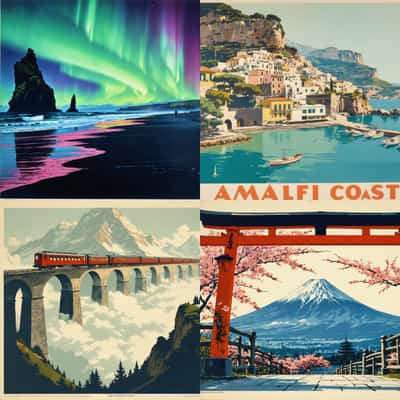 Vintage travel posters