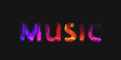 Neon Music Typography Packs