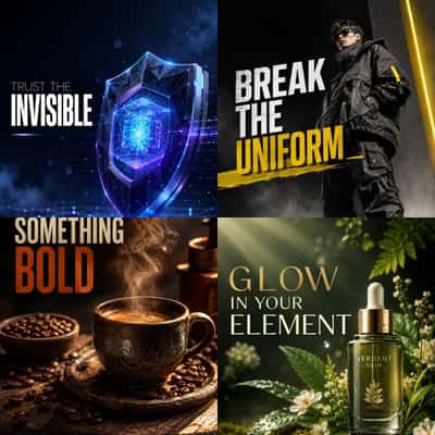 Premium & Bold Social Media Marketing Advertisements