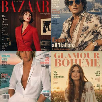 Vintage 1960s/70s Fashion Magazine Covers