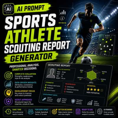 Sports Athlete Scouting Report Generator