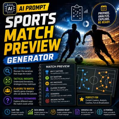 Sports Match Preview Generator