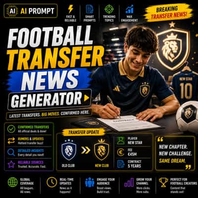 Football Transfer News Generator