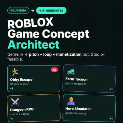 Roblox Game Concept Architect