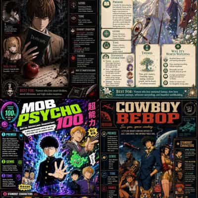 Anime Series Infographic