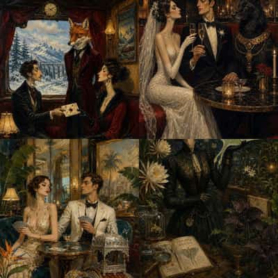 Decadent Impasto Portraits