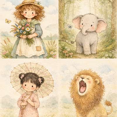 Whimsical Storybook Style