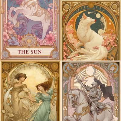 Fantasy Inspired Major Arcana Tarot Card