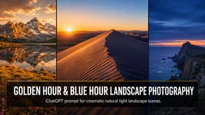 Golden Hour Landscape Photography — Cinematic Natural Light Scenes