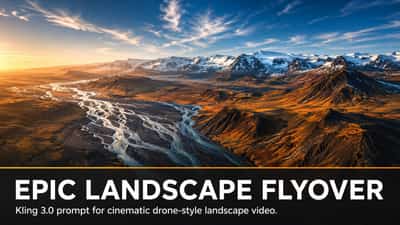 Epic Landscape Flyover — Cinematic Drone-Style Video in Natural Light
