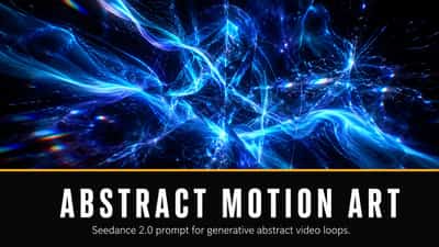 Abstract Motion Art — Fluid Atmospheric Video Loops for Music & Visual Media