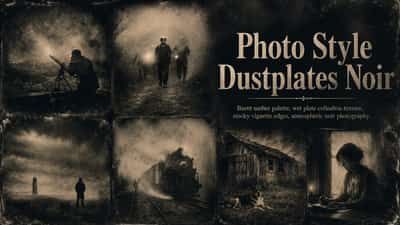 Photo Style Dustplates Noir