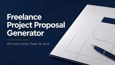 Freelance Project Proposal Generator