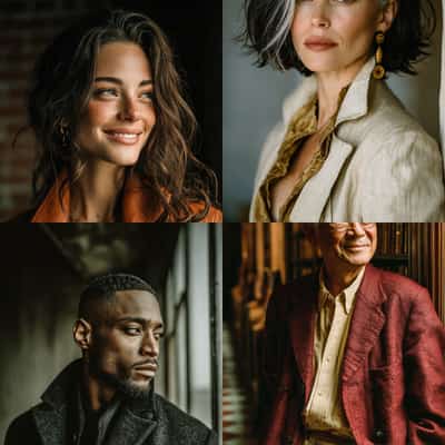 Cinematic Editorial Portrait Photography Prompt