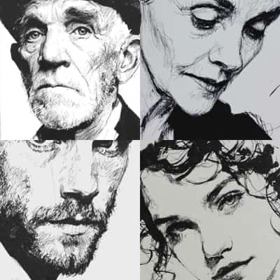 Fine Art Charcoal Portrait Generator