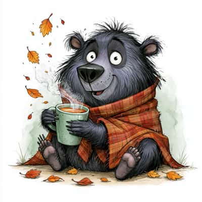 Cozy Autumn Animal ClipArt Set